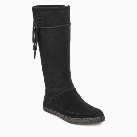 UGG Emerie Black Boots for Women (RLGF10859)